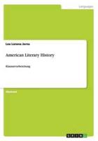 American Literary History:Klausurvorbereitung