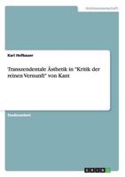 Transzendentale Ästhetik in "Kritik der reinen Vernunft" von Kant