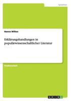 Erklärungshandlungen in populärwissenschaftlicher Literatur