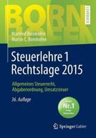 Steuerlehre 1 Rechtslage 2015