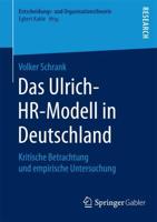 Das Ulrich-HR-Modell in Deutschland : Kritische Betrachtung und empirische Untersuchung