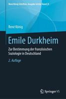 Emile Durkheim : Zur Bestimmung der französischen Soziologie in Deutschland