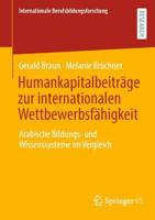 Humankapitalbeiträge Zur Internationalen Wettbewerbsfähigkeit