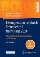 Lösungen Zum Lehrbuch Steuerlehre 1 Rechtslage 2024