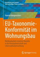EU-Taxonomie-Konformität Im Wohnungsbau