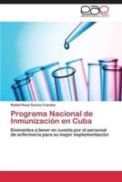 Programa Nacional de Inmunización en Cuba