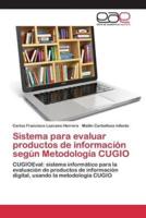 Sistema para evaluar productos de información según Metodología CUGIO