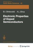 Electronic Properties of Doped Semiconductors
