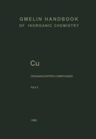 Cu Organocopper Compounds. Cu. Kupfer. Copper (System-Nr. 60)