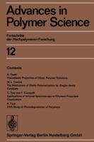 Advances in Polymer Science : Fortschritte der Hochpolymeren-Forschung