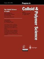 The Colloid Science of Lipids : New Paradigms for Self-Assembly in Science and Technology