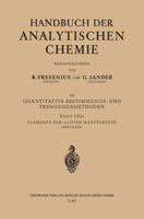Elemente Der Achten Hauptgruppe Handbuch Der Analytischen Chemie
