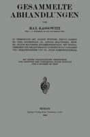 Gesammelte Abhandlungen : Mit Einem Vollständigen Verzeichnis der Arbeiten des Verfassers, Einem Porträt und 2 Figuren in Text