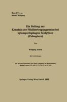 Ein Beitrag Zur Kenntnis Der Pilzübertragungsweise Bei Xylomycetophagen Scolytiden (Coleoptera)