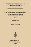 Kolorimetrie · Photometrie Und Spektrometrie