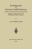 Die Religiosität des Christian Gotthilf Salzmann : gesehen im Lichte der Integrationstypologie