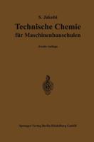 Technische Chemie Für Maschinenbauschulen