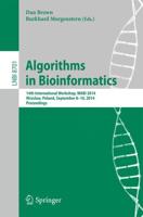 Algorithms in Bioinformatics : 14th International Workshop, WABI 2014, Wroclaw, Poland, September 8-10, 2014. Proceedings