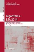 Algorithms - ESA 2014 : 22th Annual European Symposium, Wrocław, Poland, September 8-10, 2014. Proceedings