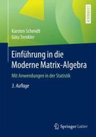 Einführung in die Moderne Matrix-Algebra : Mit Anwendungen in der Statistik