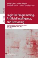 Logic for Programming, Artificial Intelligence, and Reasoning