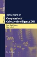 Transactions of Computational Collective Intelligence XXII