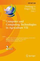 Computer and Computing Technologies in Agriculture VII Part II Revised Selected Papers
