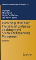 Proceedings of the Ninth International Conference on Management Science and Engineering Management