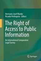 The Right of Access to Public Information : An International Comparative Legal Survey