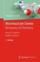 Wörterbuch der Chemie / Dictionary of Chemistry : Deutsch/Englisch - English/German