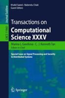 Transactions on Computational Science XXXV Transactions on Computational Science