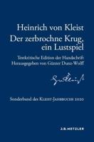 Heinrich Von Kleist: Der Zerbrochne Krug, Ein Lustspiel