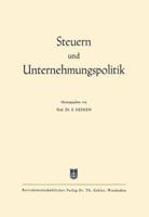 Steuern Und Unternehmungspolitik