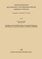 Beeinflussung Des Verschleiverhaltens Bei Spanenden Werkzeugen Durch Flüssige Und Gasförmige Kühlmittel Und Elektrische Manahmen