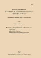 Reaktionen in Flüssigem Ammoniak Zur Gewinnung Von: 1. Titanylamid. 2. Oxykobalt (III)-Amiden. 3. Ammonobasischen Kobalt (III)-Benzylaten