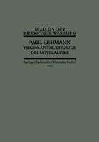 Pseudo-Antike Literatur Des Mittelalters