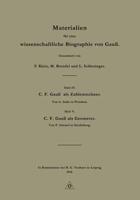 Materialien Für Eine Wissenschaftliche Biographie Von Gau