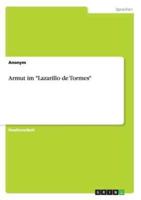 Armut im "Lazarillo de Tormes"