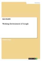 Working Environment of Google