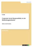 Corporate Social Responsibility in Der Bekleidungsindustrie