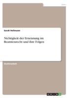 Nichtigkeit Der Ernennung Im Beamtenrecht Und Ihre Folgen