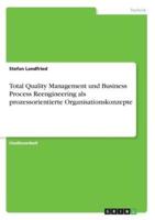 Total Quality Management und Business Process Reengineering als prozessorientierte Organisationskonzepte