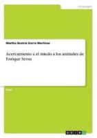 Acercamiento a el miedo a los animales de Enrique Serna