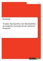 70 Jahre Marshall-Plan. Der Marshall-Plan Als Mögliches Konzept Für Die Arabische Diaspora?