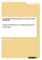 Export Performance of Marine Products from India