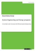 System Engineering and Energy Programs