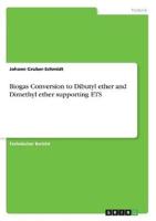 Biogas Conversion to Dibutyl Ether and Dimethyl Ether Supporting ETS