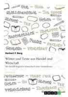 Wörter Und Texte Aus Handel Und Wirtschaft