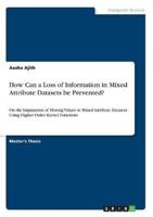 How Can a Loss of Information in Mixed Attribute Datasets Be Prevented?