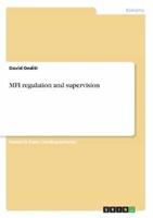 MFI Regulation and Supervision